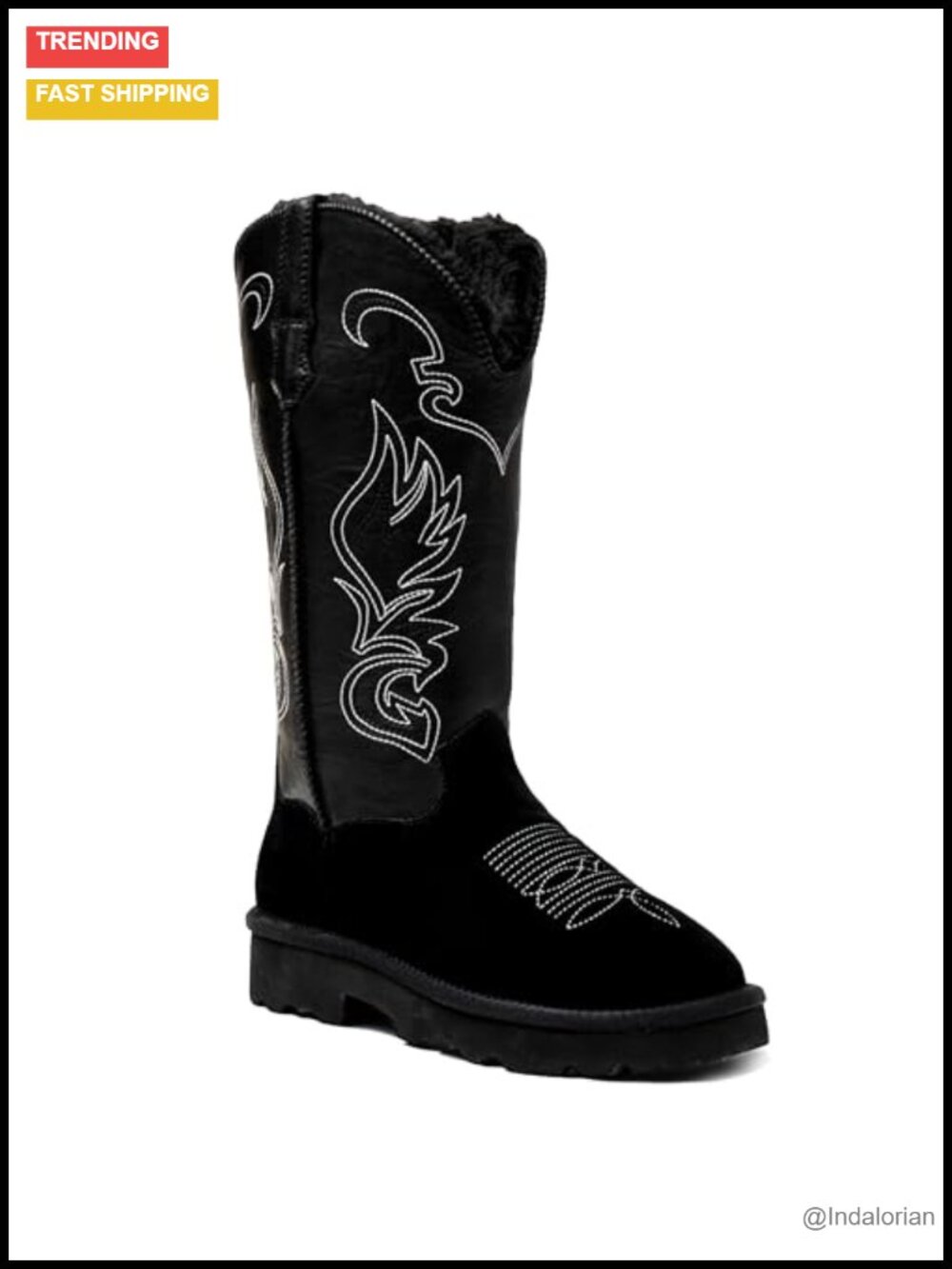 Genuine Leather Suede Platform Winter Snow Boots Faux Fur Lining Pull On